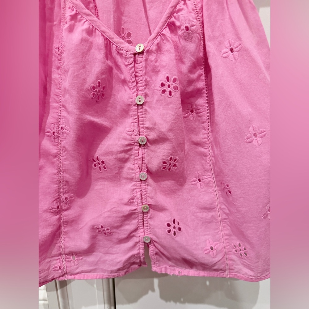 Velvet by Graham & Spencer Pink Ruffle Top - Picture 8 of 16
